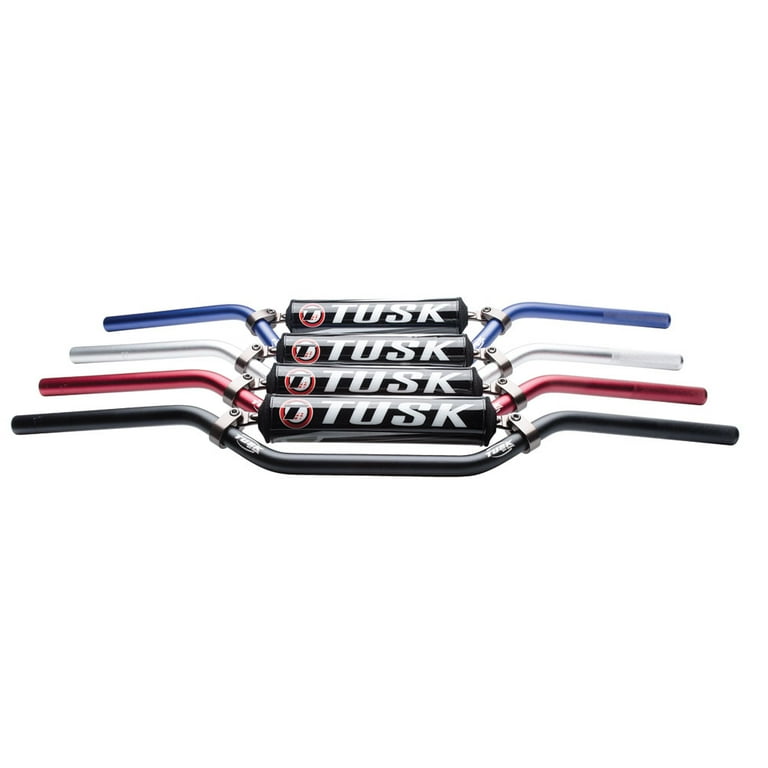 Tusk Aluminum 7/8" Handlebar Mini High Bend Silver Tusk Aluminum 7/8" Handlebar Mini High Bend Silver